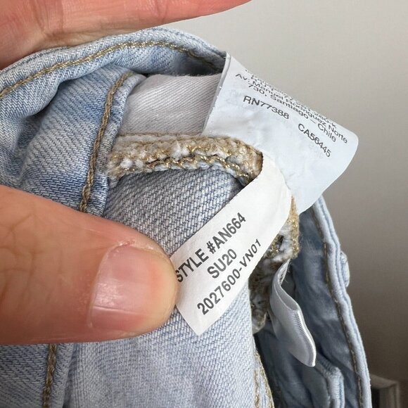 Madewell Slim Demi-Boot Jeans Size 33 Petite Bellmeade Light Wash High Rise - Picture 12 of 12